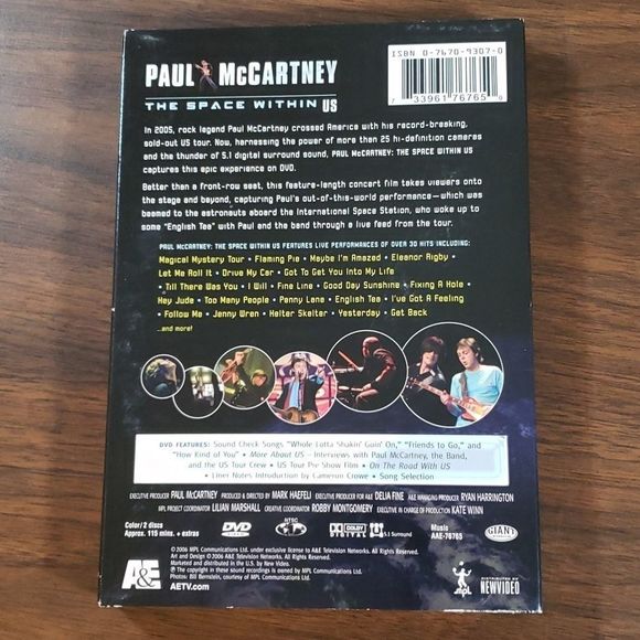 The Beatles -‎ Paul McCartney - The Space Within US 2 Disk D.V.D. Set - Picture 3 of 8